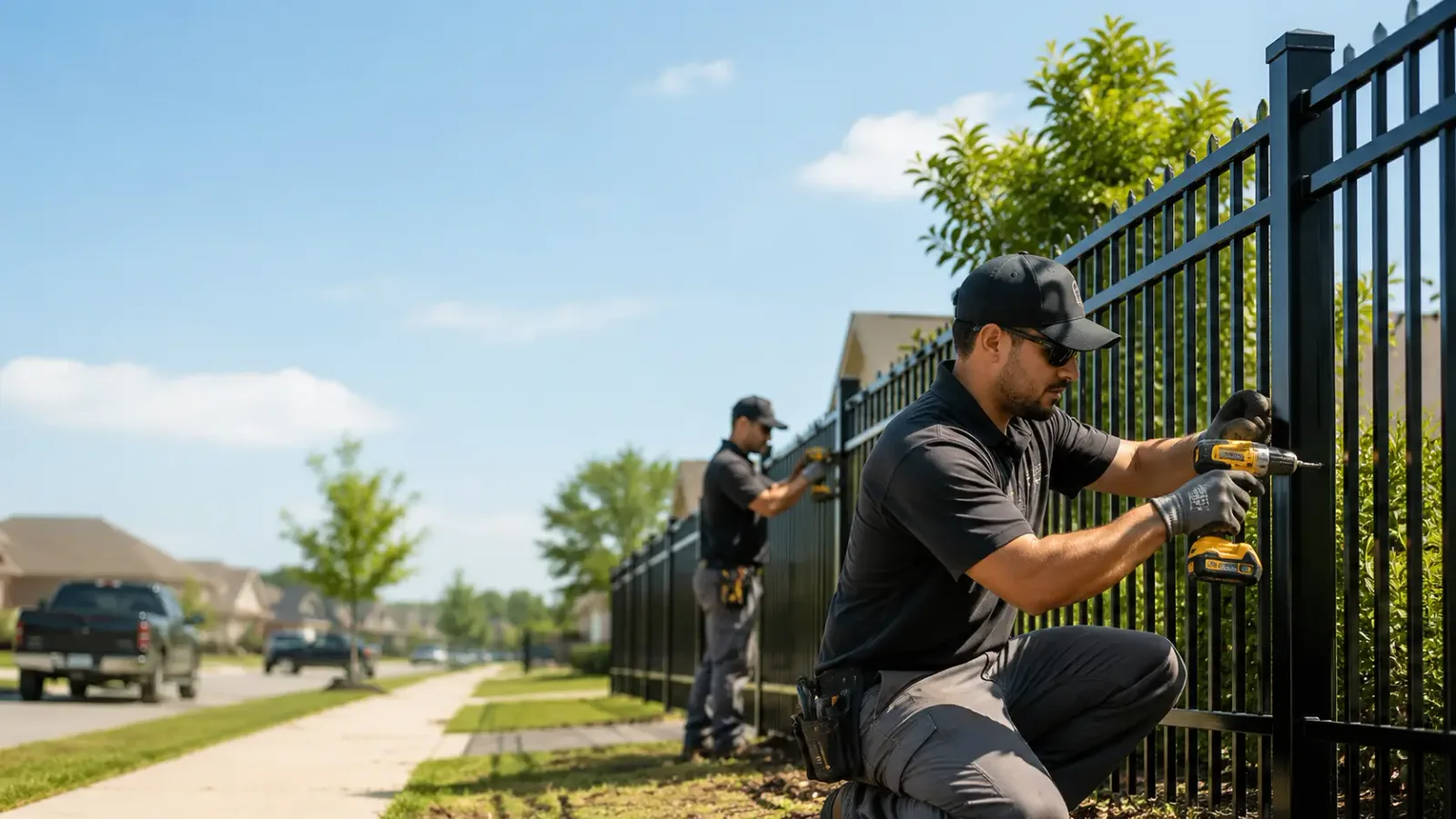Metal Fence Installation in Troy, OH